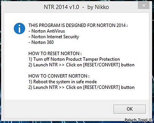 Norton Trial Reset 2013 By Nikko